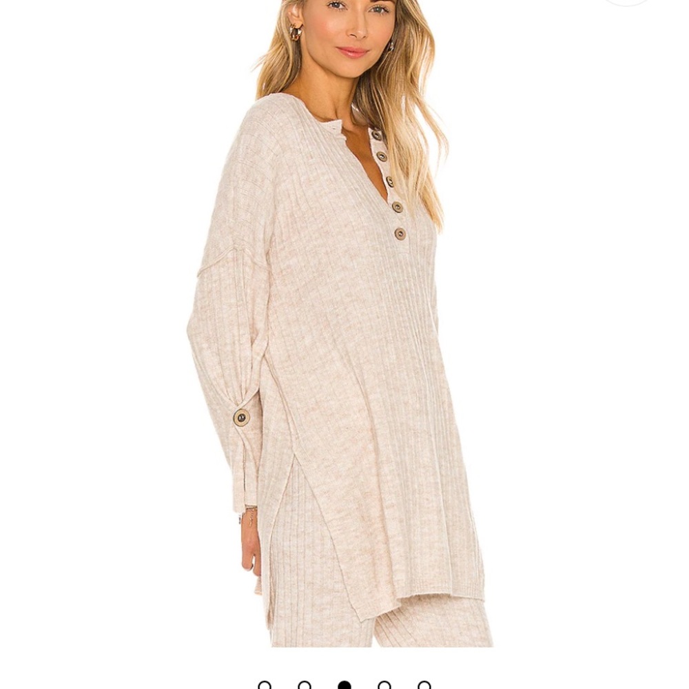 EUC Free People round the clock sweater set (top and pants!)